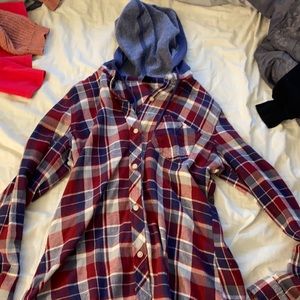 Women’s Zumiez Flannel Hoodie